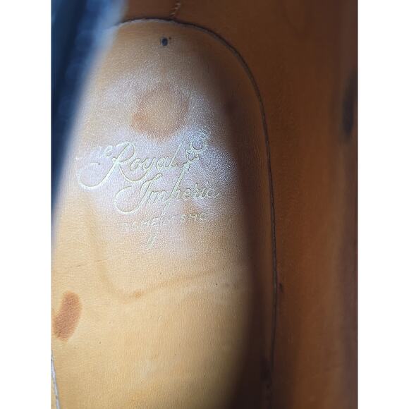 Vintage Florsheim Royal Imperial 97628 Kenmoor Wingtip Longwing Shoes 8.5 D main image 6